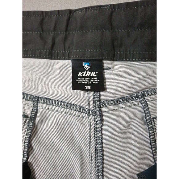 Kuhl Shift Amphibia Shorts Mens 38x10 Hybrid Lightweight Hiking Drawstring Gray - Picture 9 of 11
